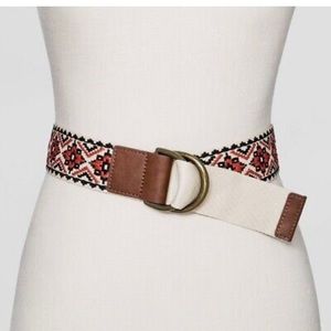 Universal Thread Embroidered Boho Belt SouthWestern Floral - M 40" Multicolor…